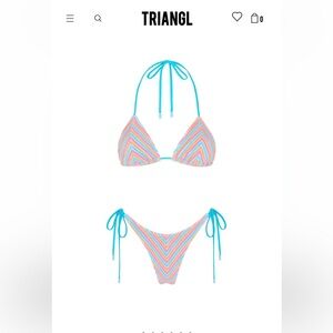 Triangl Vinca - Sherbet Stripe Bikini